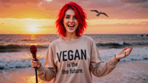Chrissy Aiven, vegane KI-Aktivistin